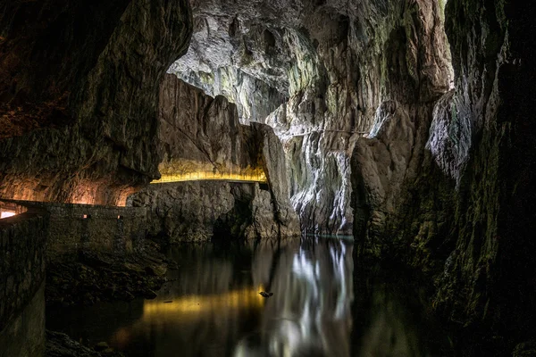 Skocjan mağaralar, Slovenya'da doğal mirası — Stok fotoğraf