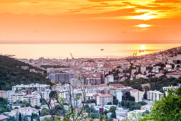 Panorama de Trieste, Itália — Fotografia de Stock