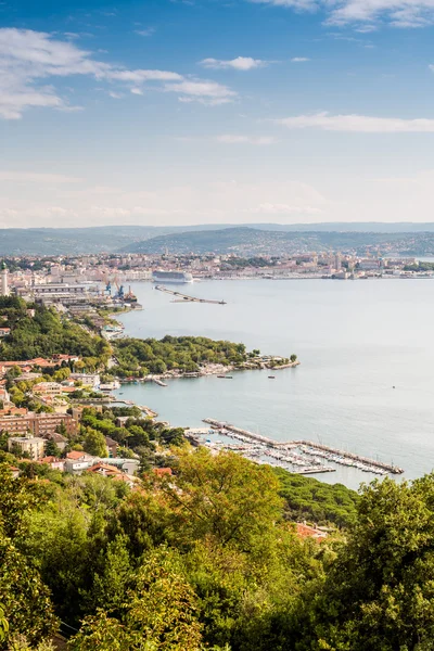 Panorama von trieste, italien — Stockfoto