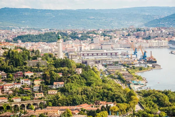 Panorama de Trieste, Itália — Fotografia de Stock