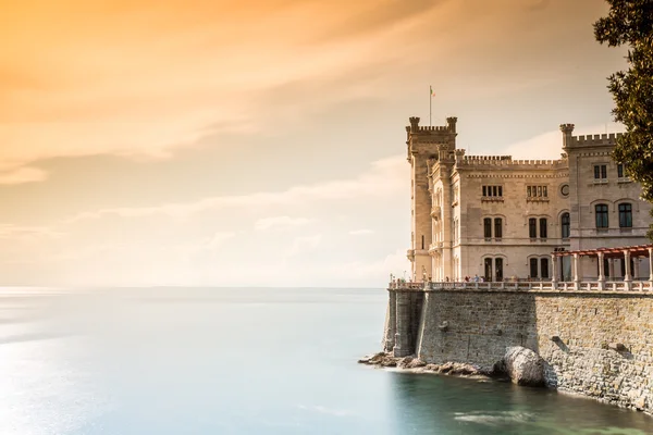 Miramare castle, Terst, Itálie — Stock fotografie