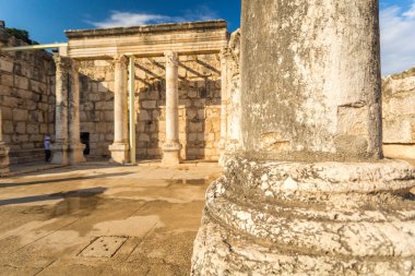 Jesus kasabasında Capernaum sinagog