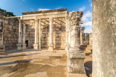 Jesus kasabasında Capernaum sinagog