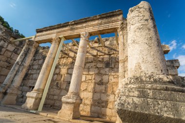 Jesus kasabasında Capernaum sinagog