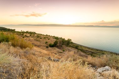Celile Denizi'nin Doğu Yakası Panoraması