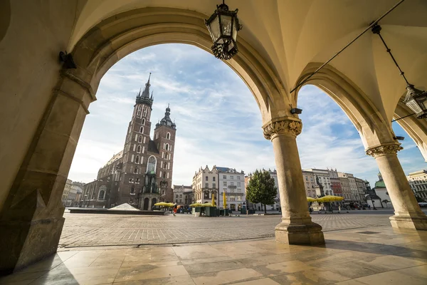 Рыночная площадь, Польша — стоковое фото