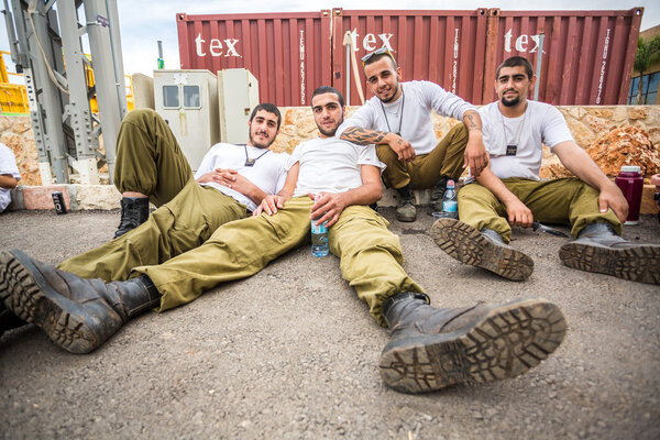 Four Israeli soldiers.