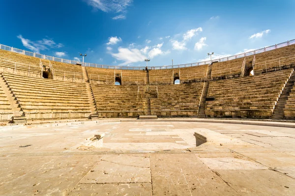 Anfiteatro en el Parque Nacional de Cesarea, Israel — Foto de Stock