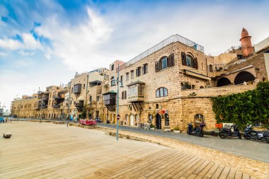 Yafo İsrail'in eski bağlantı noktası binalar