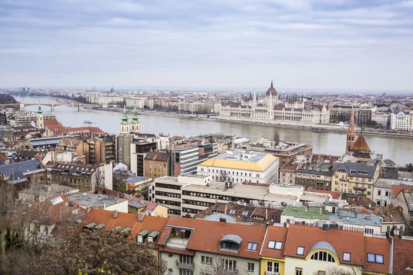 Panoramę Budapeszt, Węgry — Zdjęcie stockowe