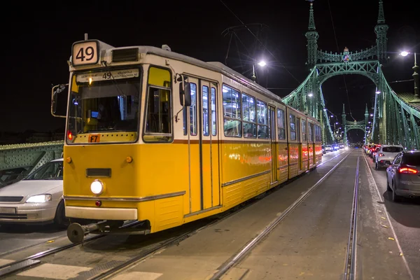 Lánchíd Budapesten, Magyarország — Stock Fotó