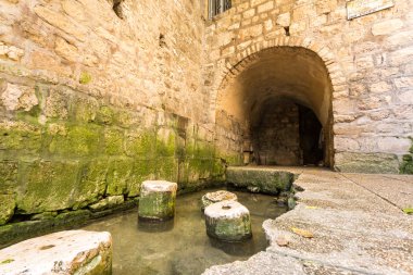 Pool of Siloam, Jerusalem, Israel clipart