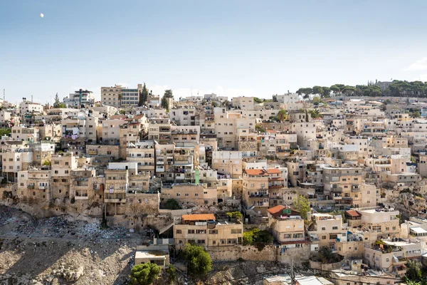 Panoramę części Palestyńskiej Jerozolimie, Izrael. — Zdjęcie stockowe