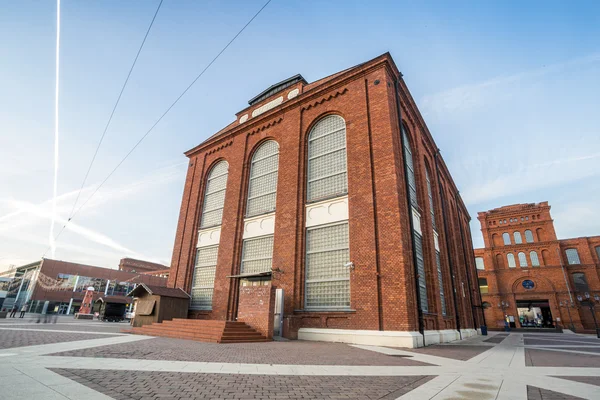 Post industrial, revitalized brick buildings. — Stock Photo, Image