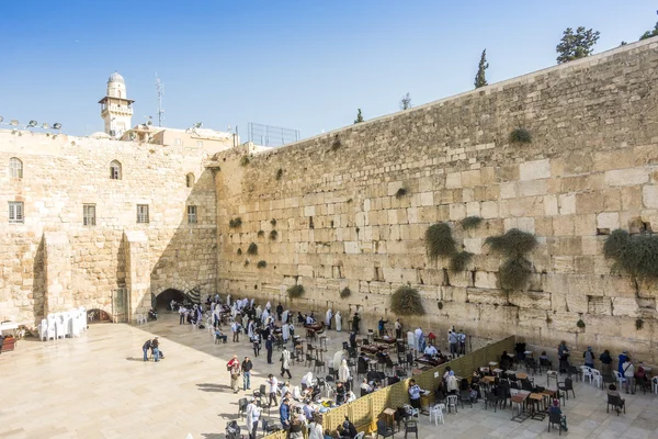 People praying at Western Wall, Jerusalem — Stock Photo, Image