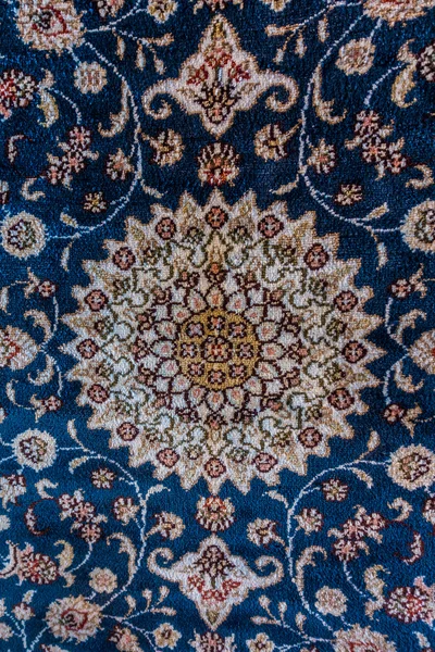 Handgemaakte Israëlische tapijt patroon — Stockfoto
