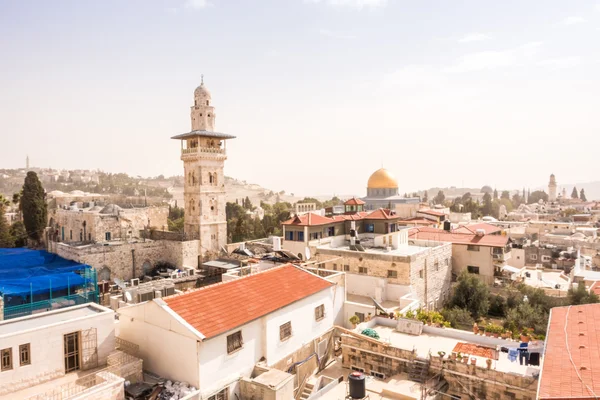 Cami ve kaya, Kudüs, İsrail kubbe — Stok fotoğraf