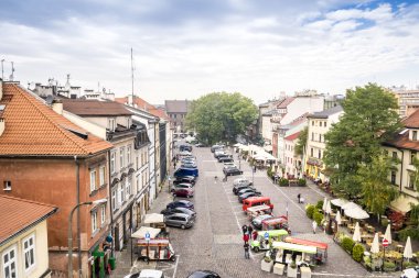 Szeroka Street, Krakow, Polonya Yahudi İlçesi'nde ana yer