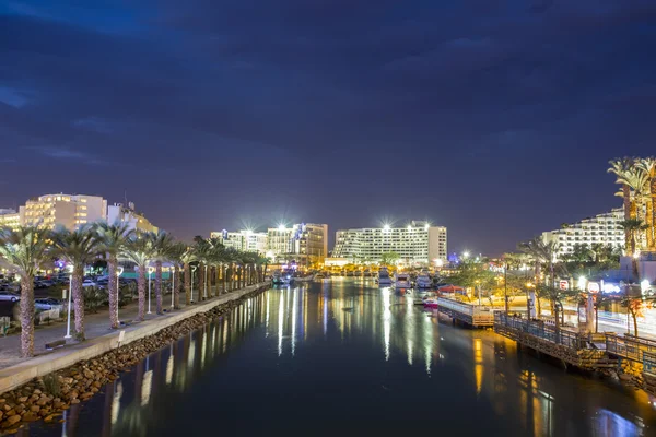 Canal to harbor in Eilat, Israel — Stock Photo, Image
