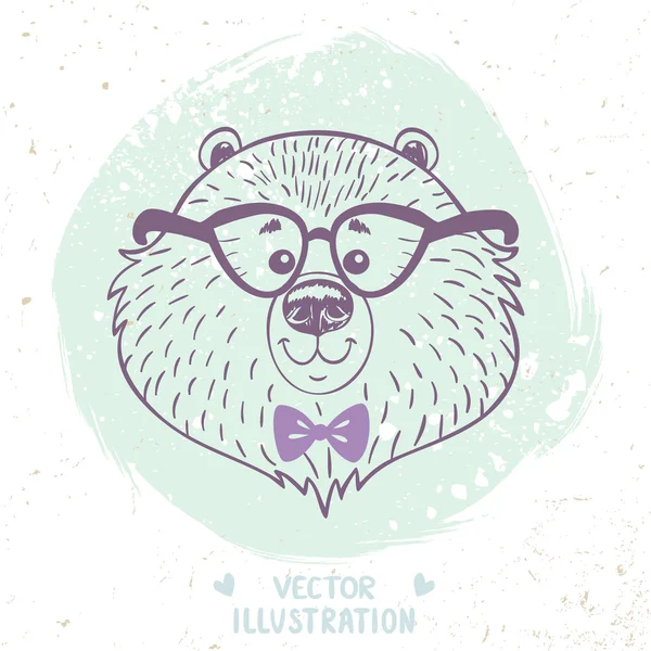 Oso lindo — Vector de stock