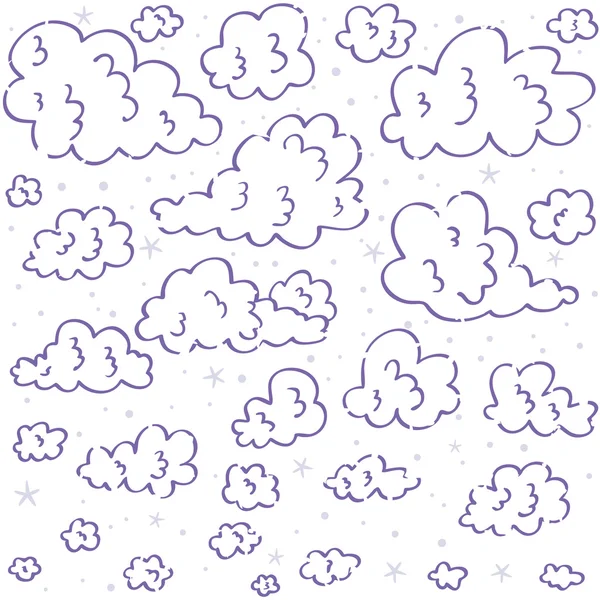 Nube de fondo — Vector de stock