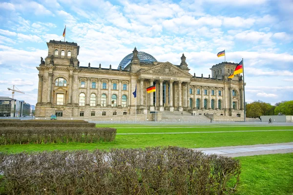 A Reichstag épület, Berlin, Németország — Stock Fotó