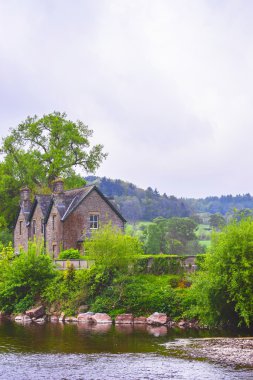 Brecon Beacons South Wales'deki/daki eski evde