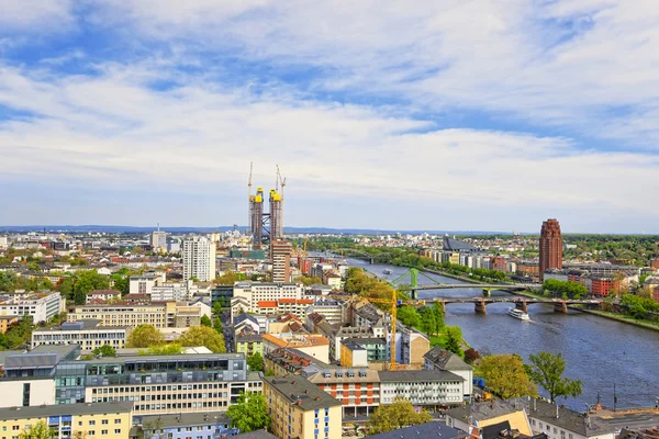Панорамный вид на Франкфурт / Майн — стоковое фото