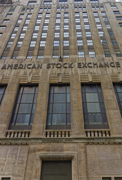 American Stock Exchange Building — Stock Photo, Image