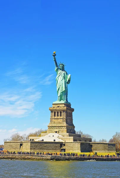 Estatua de la Isla de la Libertad en Upper Bay — Foto de Stock