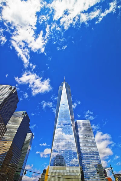 Financial District and Freedom Tower — Stockfoto