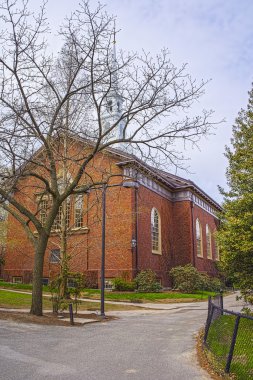 Memorial Church in Harvard Yard in Cambridge clipart