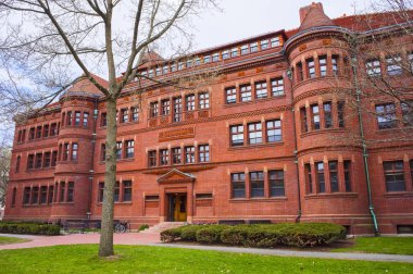 Hall Cambridge Harvard Üniversitesi Harvard bahçesinde sever