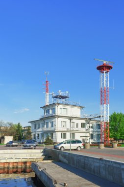 Ventspils limanında Liman ana ofis binası