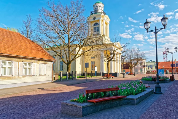 Église luthérienne Saint-Nicolas à Ventspils — Photo