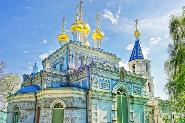 Iglesia ortodoxa de San Nicolás en Ventspils en Letonia —  Fotos de Stock