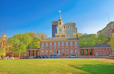 Philadelphia Pa Chestnut Caddesi'nde Bağımsızlık Salonu