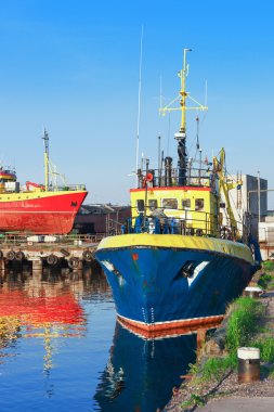 Letonya Ventspils Marina Gemi