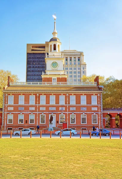 Salón de la Independencia en Chestnut Street en Filadelfia — Foto de Stock