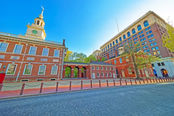 Independence Hall and Congress Hall of Philadelphia — Stock Photo, Image