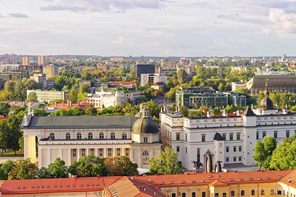 Katedrális tér Litvánia Vilniusban — Stock Fotó