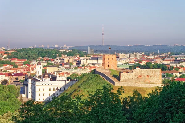 Torre Gediminas e Castello Inferiore a Vilnius in Lituania — Foto Stock