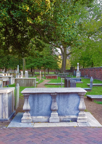 그리스도 교회 묘지에서 묘지 — 스톡 사진