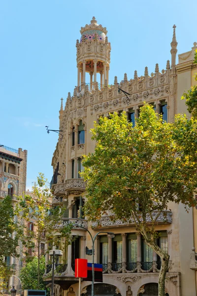 Casa Lleo Morera ve čtvrti Eixample — Stock fotografie