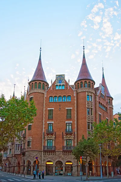 Casa Terrades a turistů v Avinguda Diagonal Barcelona — Stock fotografie