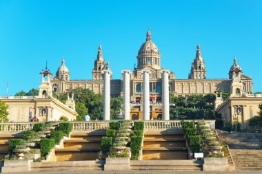 Barcelona İspanya Montjuic tepede National Palace