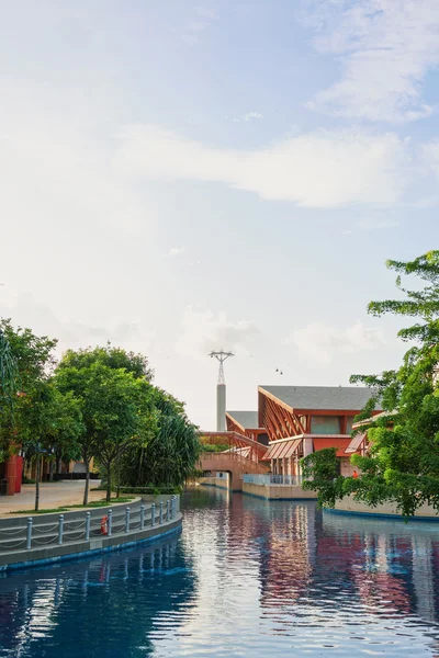 Resorts World Sentosa en Isla Sentosa en Singapur — Foto de Stock