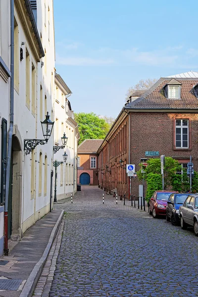 Street in the Old city center in Dusseldorf in Germany — Stock Photo, Image
