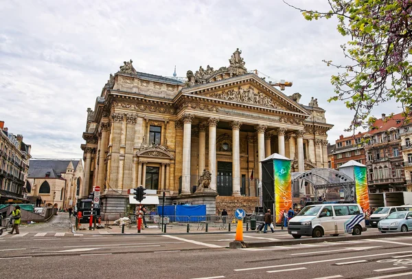 Ancien manoir avec colonnes à Dresde en Allemagne — Photo