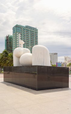 Danang Vietnam, Çin sahilinde Modern heykel